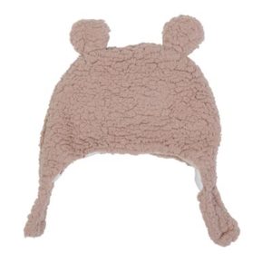 Bonnet chapka lapin en sherpa ourson BB&Co, vendu par Rêves de fil.