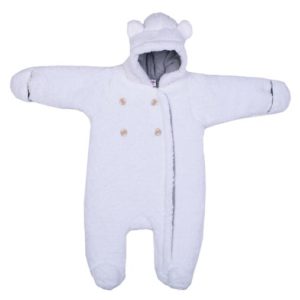 Combi pilote ours en sherpa blanc BB&Co vendu par rêves de fil