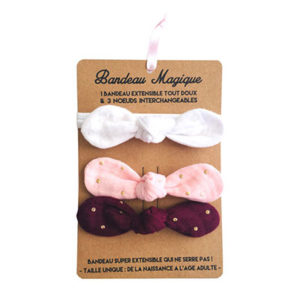 bandeau magique bébé and co par rêves de fil pour les cheveux de la naissance à l'âge adulte